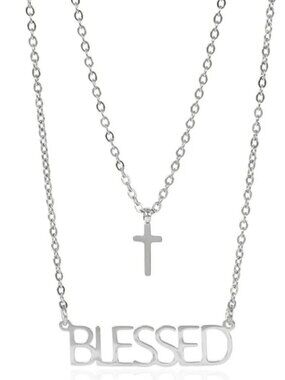 Blessed By God Stainless Steel Necklace
